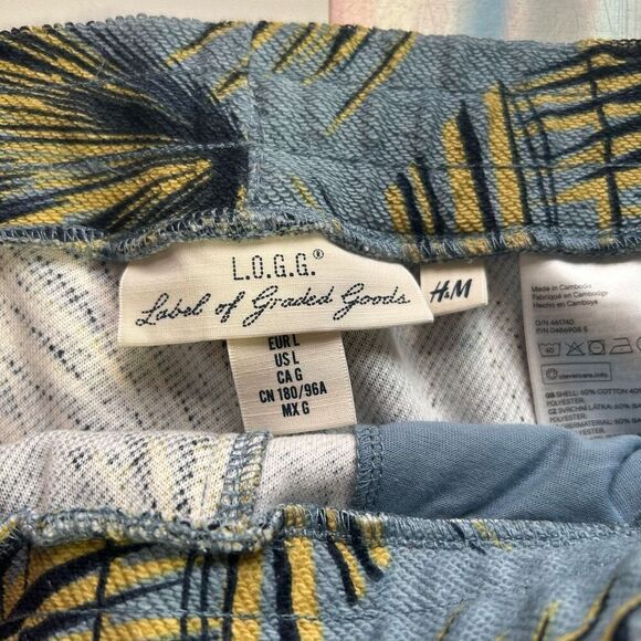 L.O.G.G. Lable of Graded Goods H&M Size Large (L) Tropic Shorts Heavy Weight Mat - Picture 3 of 3